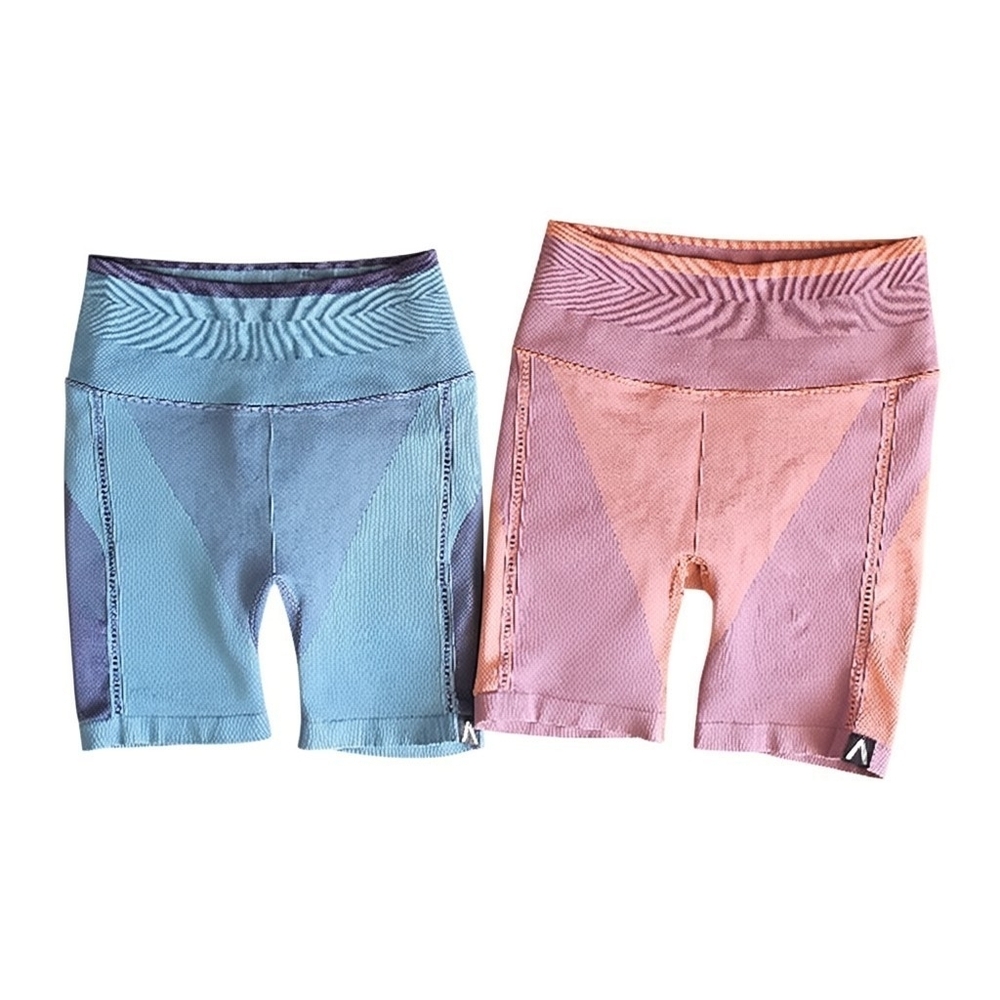 Athleta Allyson Felix Shine Legend Seamless Bike Shorts Set